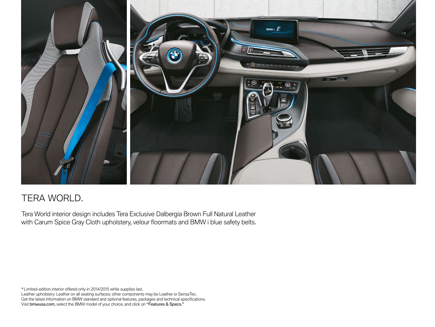 2014 BMW i8 Brochure Page 9